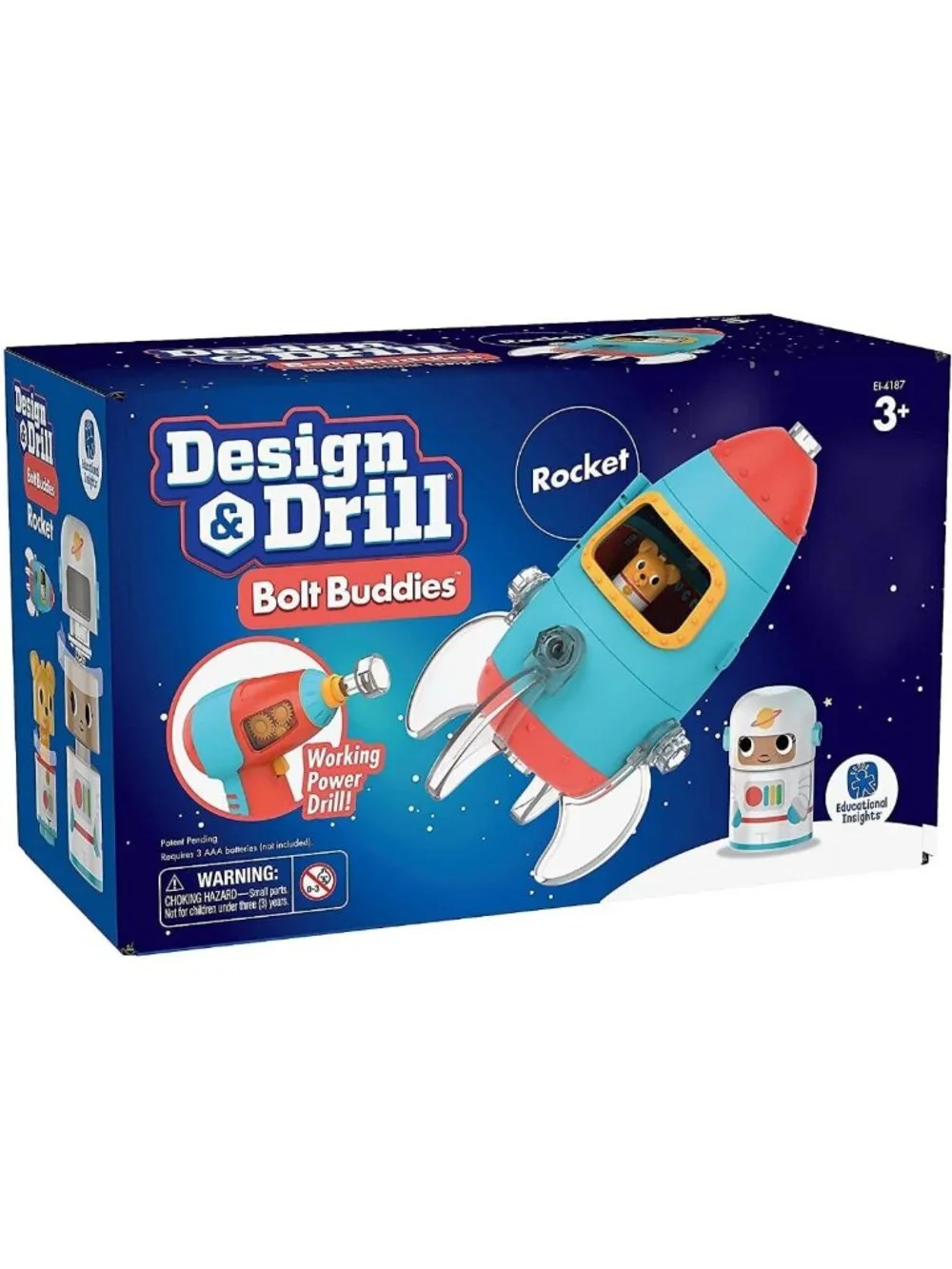 Take Apart Rocket Building Toy Set for Toddlers 3-5 | STEM Construction Kit